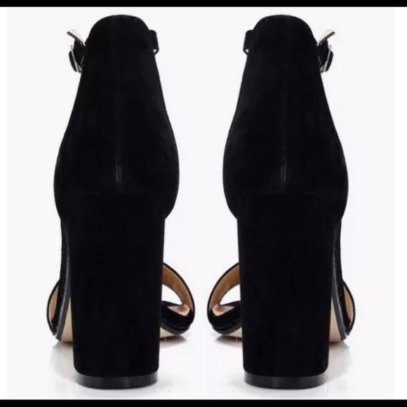 boohoo black block heel sandals - Picture 5 of 5